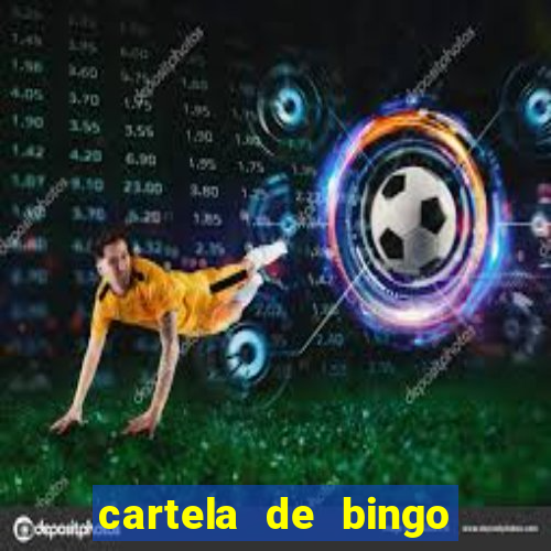 cartela de bingo cha de bebe